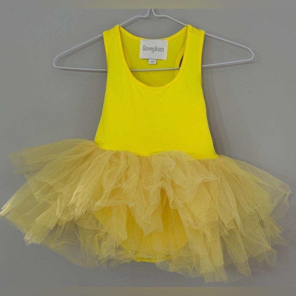 Iloveplum: Girls Sleeveless Tutu Dress- Size 4Y